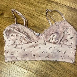 Garage Lace Silk Flower Cami